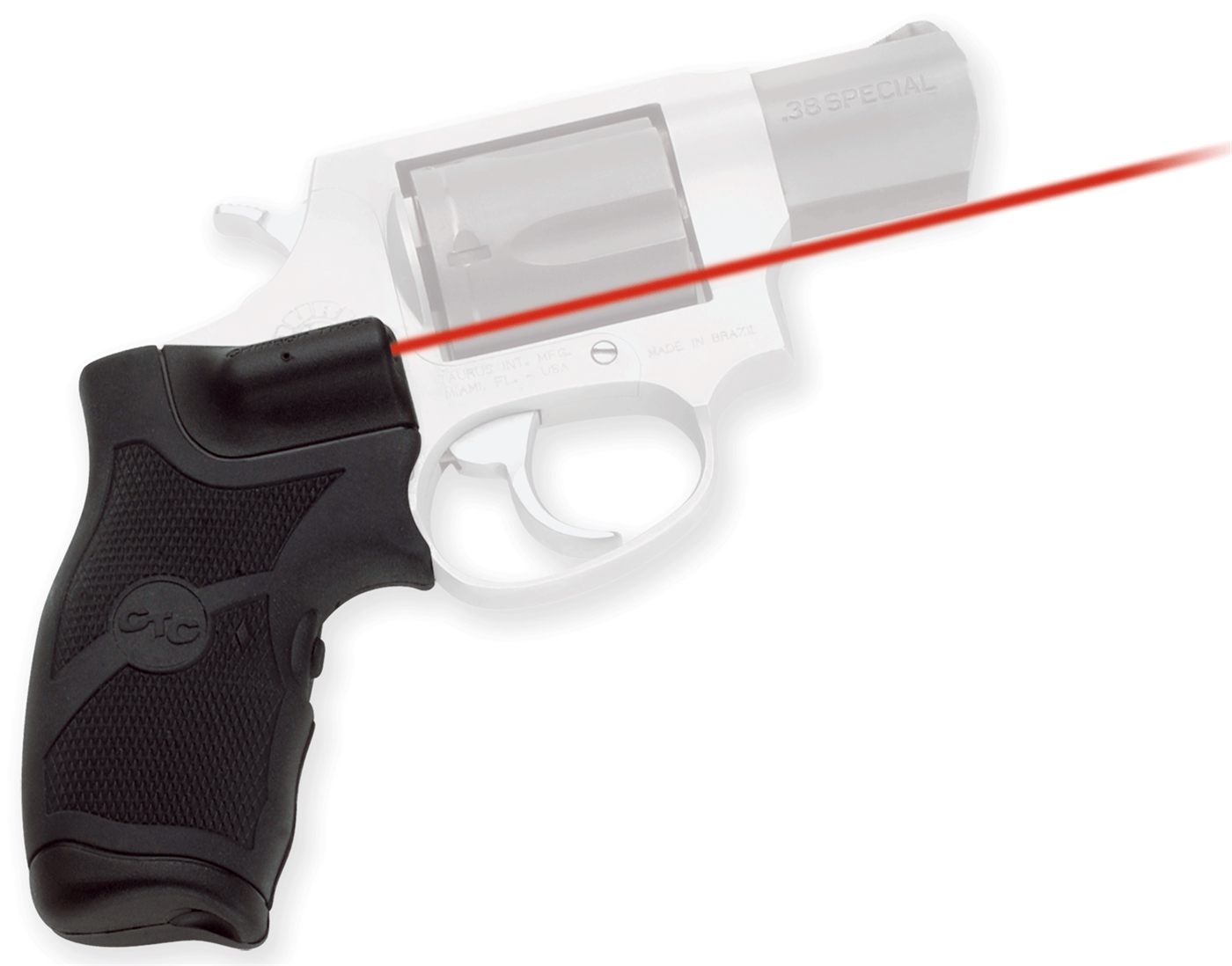 Crimson Trace 011810 Lasergrips Fits Taurus Small Red Black Polymer