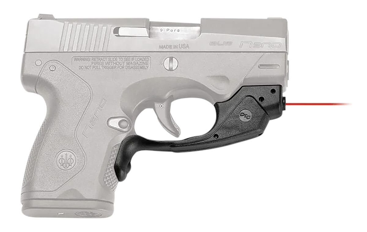 Crimson Trace 0137001 Laserguard Beretta Nano, Red Black Polymer
