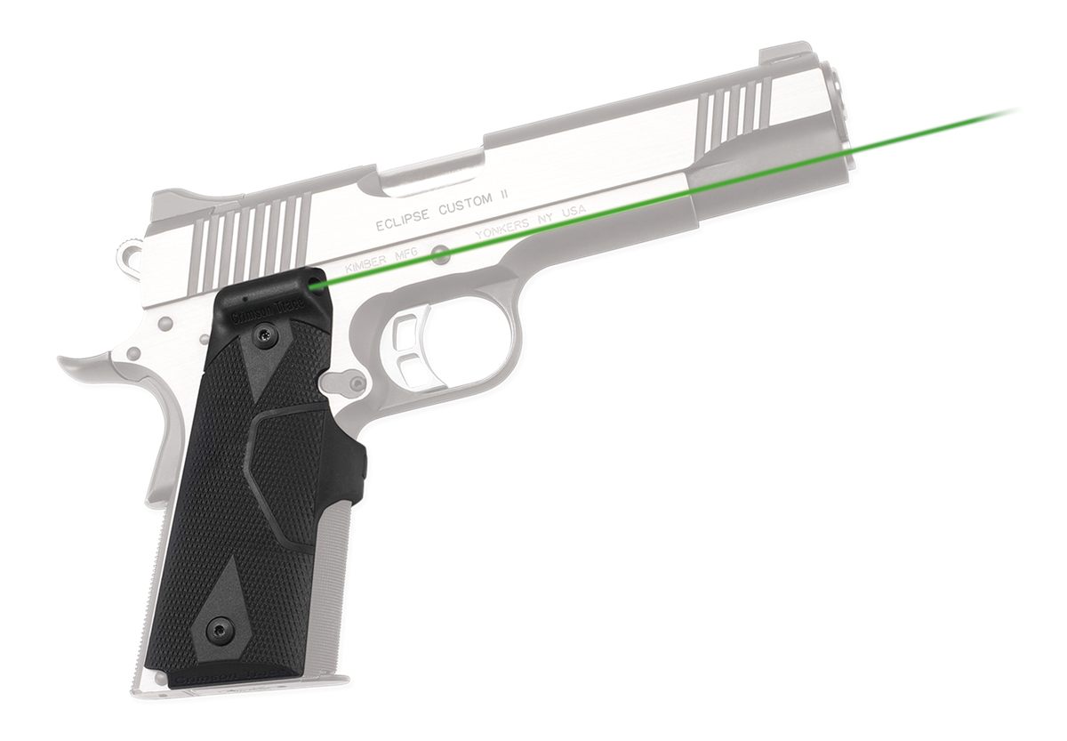 Crimson Trace Semi-Automatic Lasergrip - 1911 Gov't/Commander Front Activat