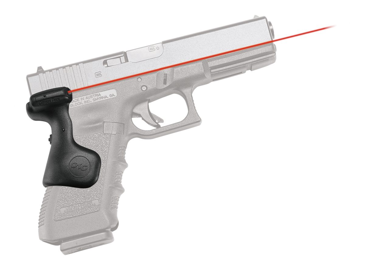 Crimson Trace 0167101 Lasergrips Compatible w/ Glock Gen3/4/5 Full Size, Re