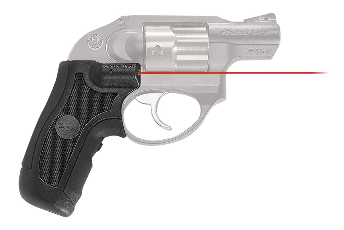 Crimson Trace 0143301 Lasergrips Fits Ruger LCR/LCRx, Red Black Polymer