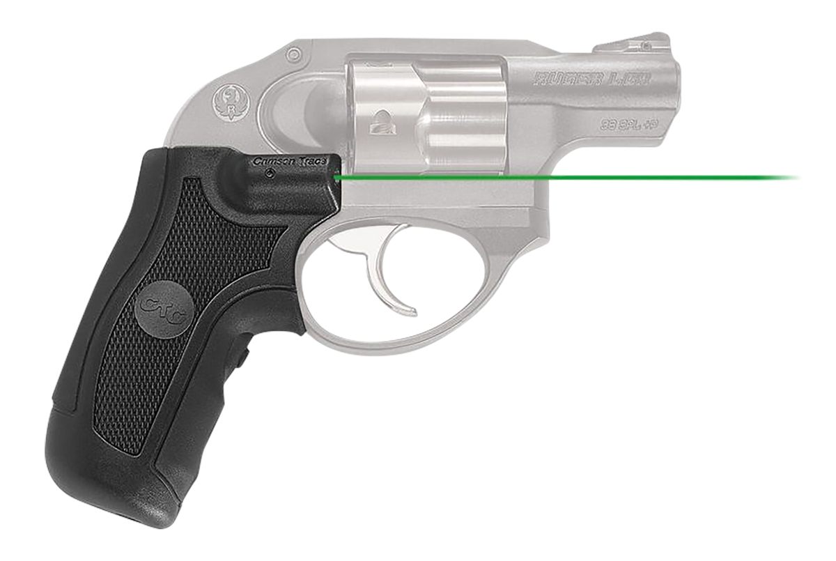 Crimson Trace 0145301 Lasergrips Fits Ruger LCR/LCRx, Green Black Polymer