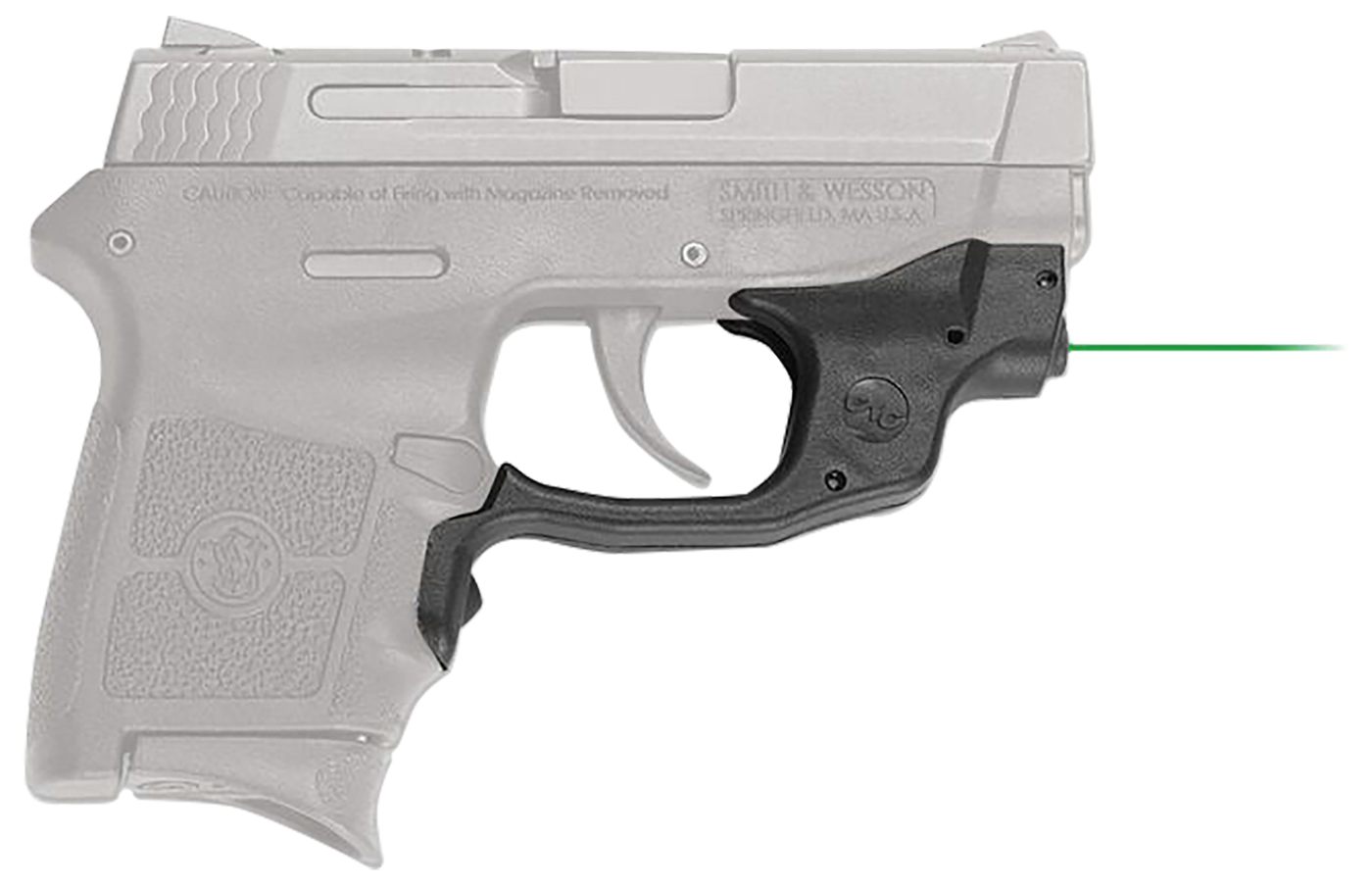 Crimson Trace 0143901 Laserguard Fits S W M P Bodyguard .380, Green Black P