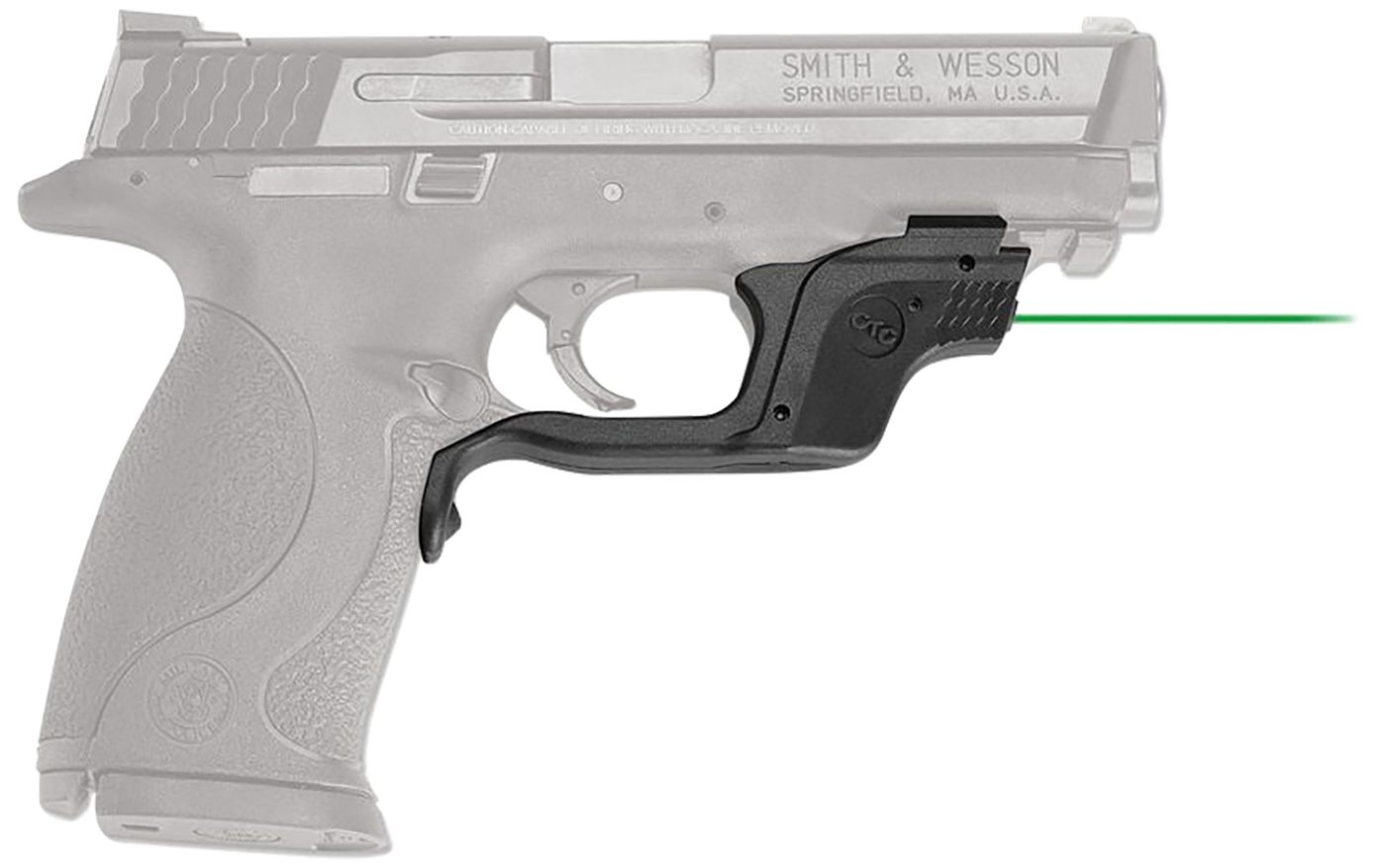 Crimson Trace 0145801 Laserguard Fits S W M P, Green Black Polymer, Trigger