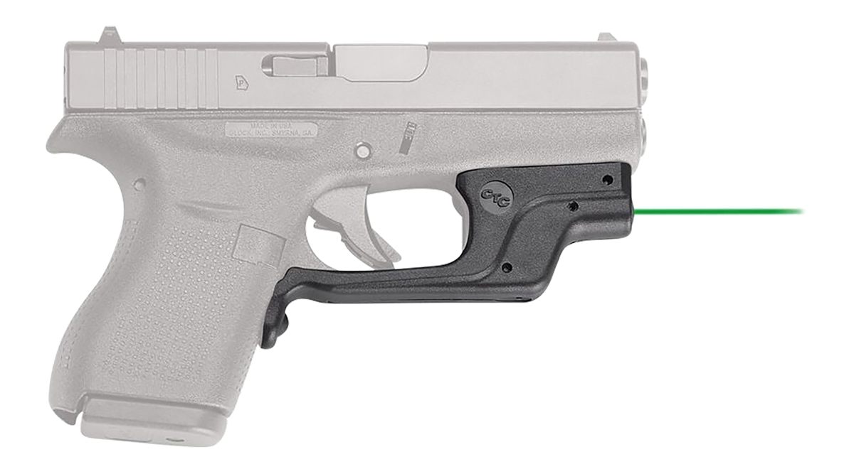 Crimson Trace 0146301 LG-443 Laserguard Compatible w/Glock 42/43, Green Bla