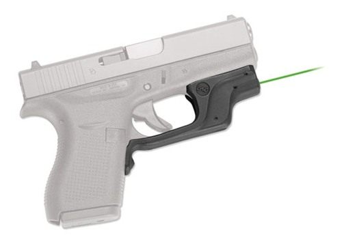 Crimson Trace 0146301 LG-443 Laserguard Compatible w/Glock 42/43, Green Bla view 2