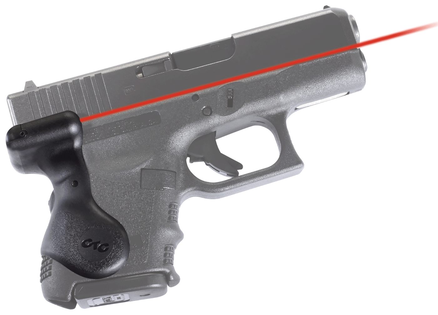 Crimson Trace 011340 Lasergrips Compatible w/Glock Gen3 26/27/28/33/39 Red