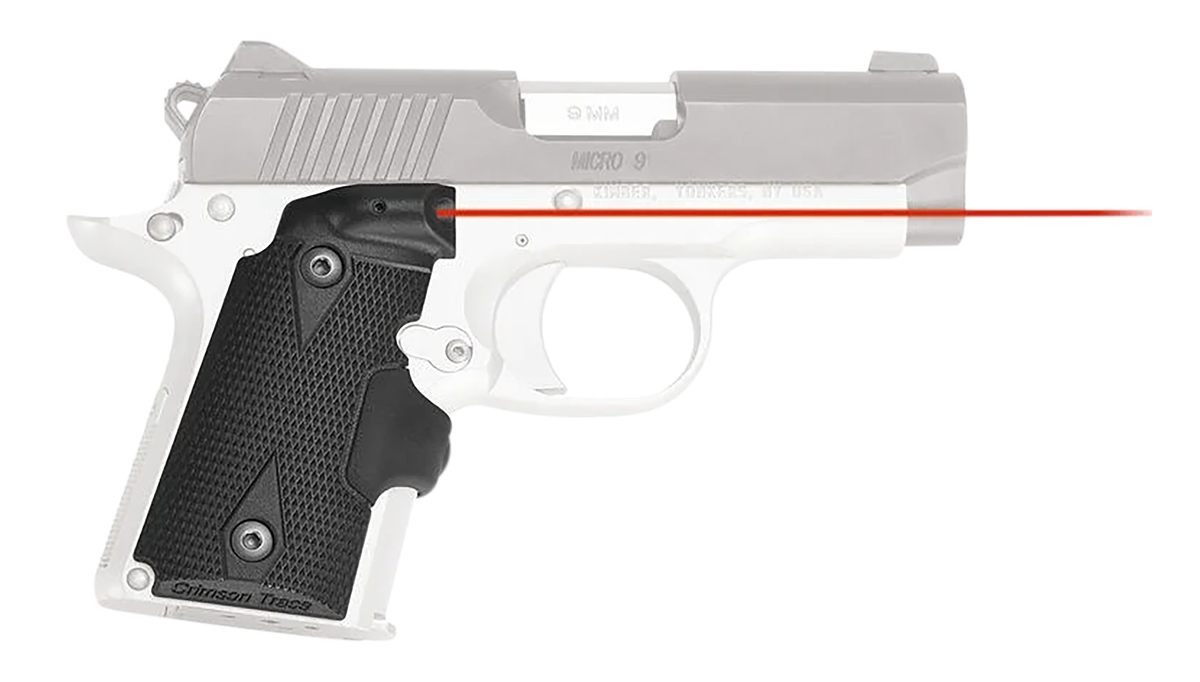 Crimson Trace 0152601 Lasergrips Fits Kimber Micro 9, Red Black Polymer