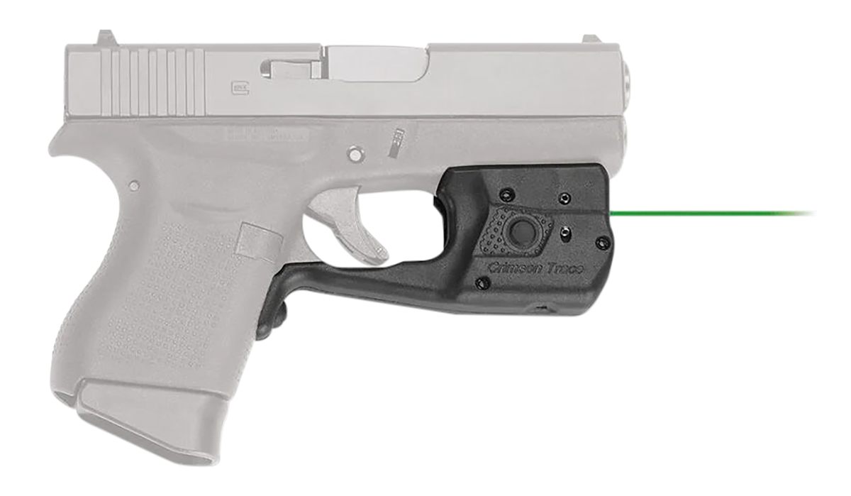 Crimson Trace 0158601 Laserguard Pro Compatible w/Glock 42/43/43X/48, Green