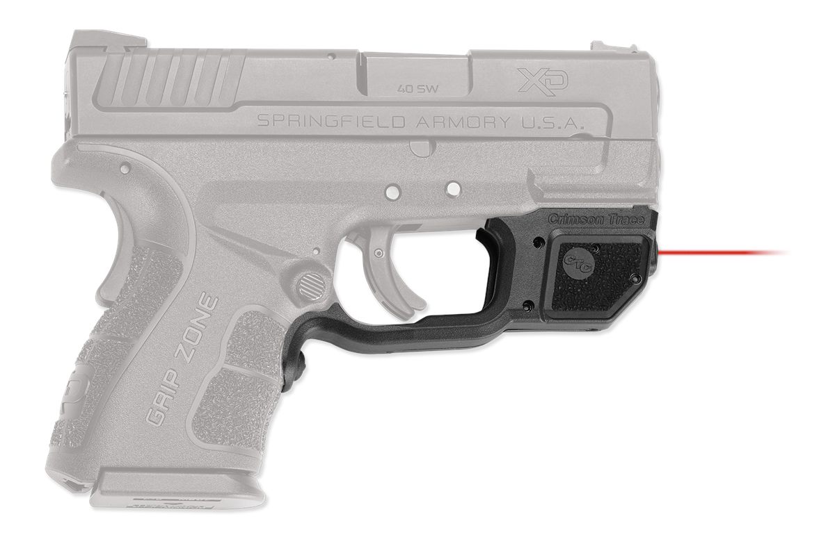 Crimson Trace 0163201 Laserguard Springfield XD Mod2, Red Black Polymer
