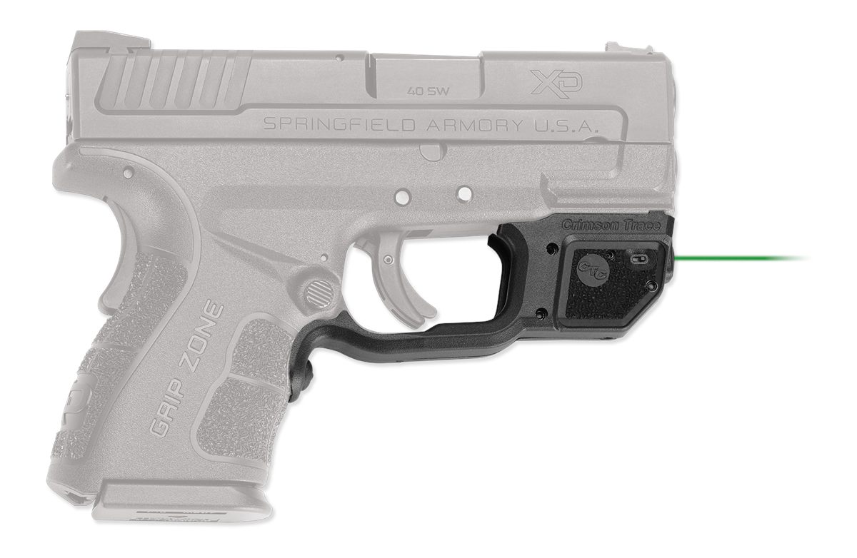 Crimson Trace 0163301 Laserguard Springfield XD Mod2, Green Black Polymer
