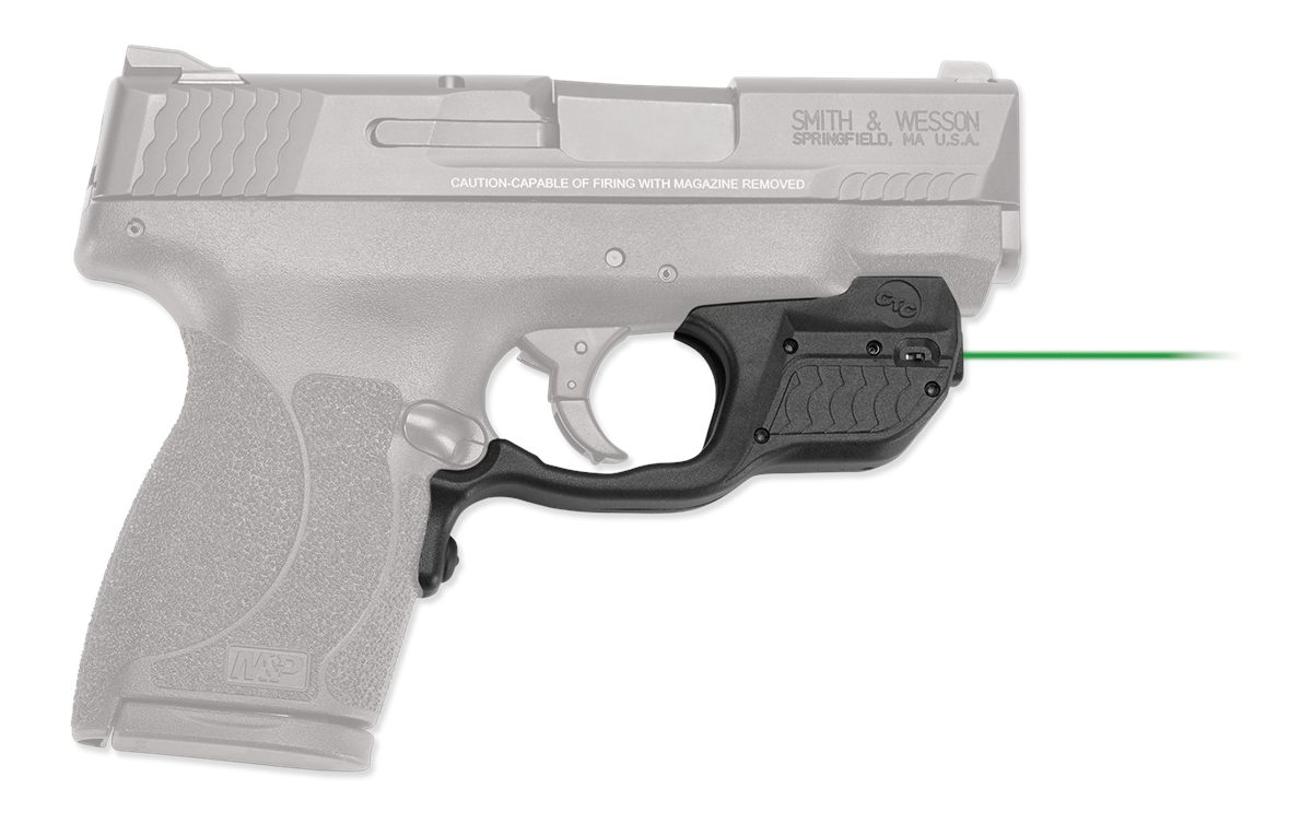 Crimson Trace 0155801 Laserguard S W M P Shield 45 ACP, Green Black Polymer
