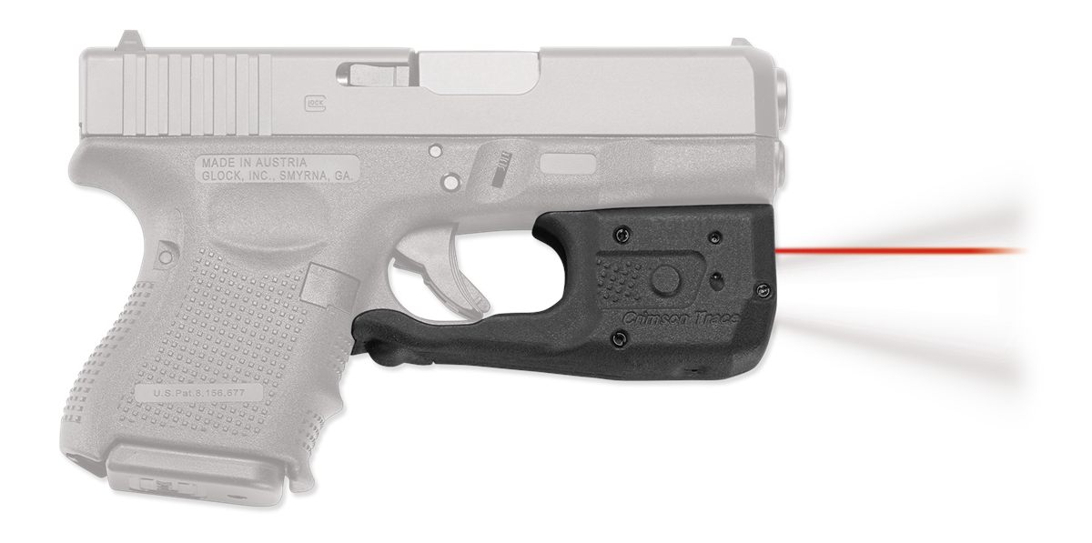 Crimson Trace 0172201 Laserguard Pro Compatible w/Glock Subcompact, Red Las