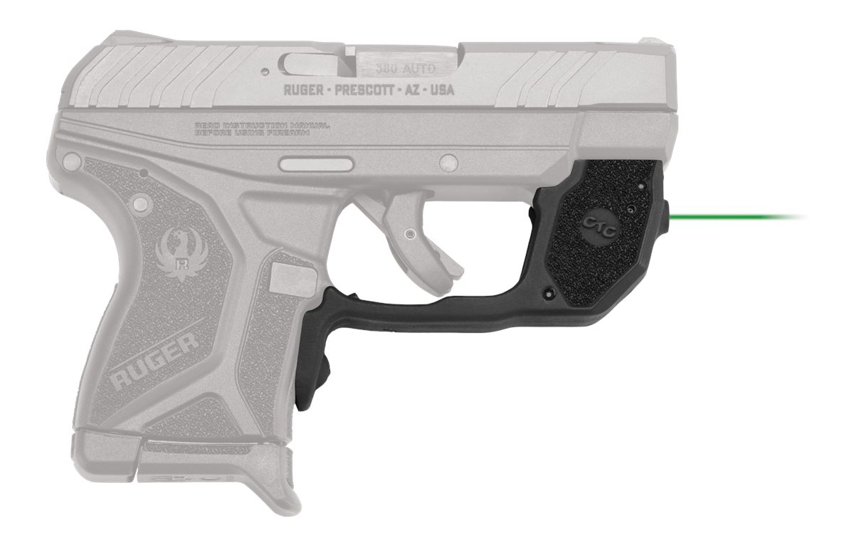 Crimson Trace 0173001 Laserguard Ruger LCP II, Green Black Polymer