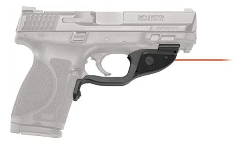 Crimson Trace 0174401 Laserguard Fits S W M P M2.0, Red Black Polymer, Trig view 2