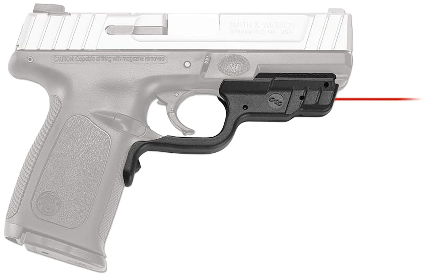 Crimson Trace 0175701 Laserguard Fits S W SD, Red Black Polymer