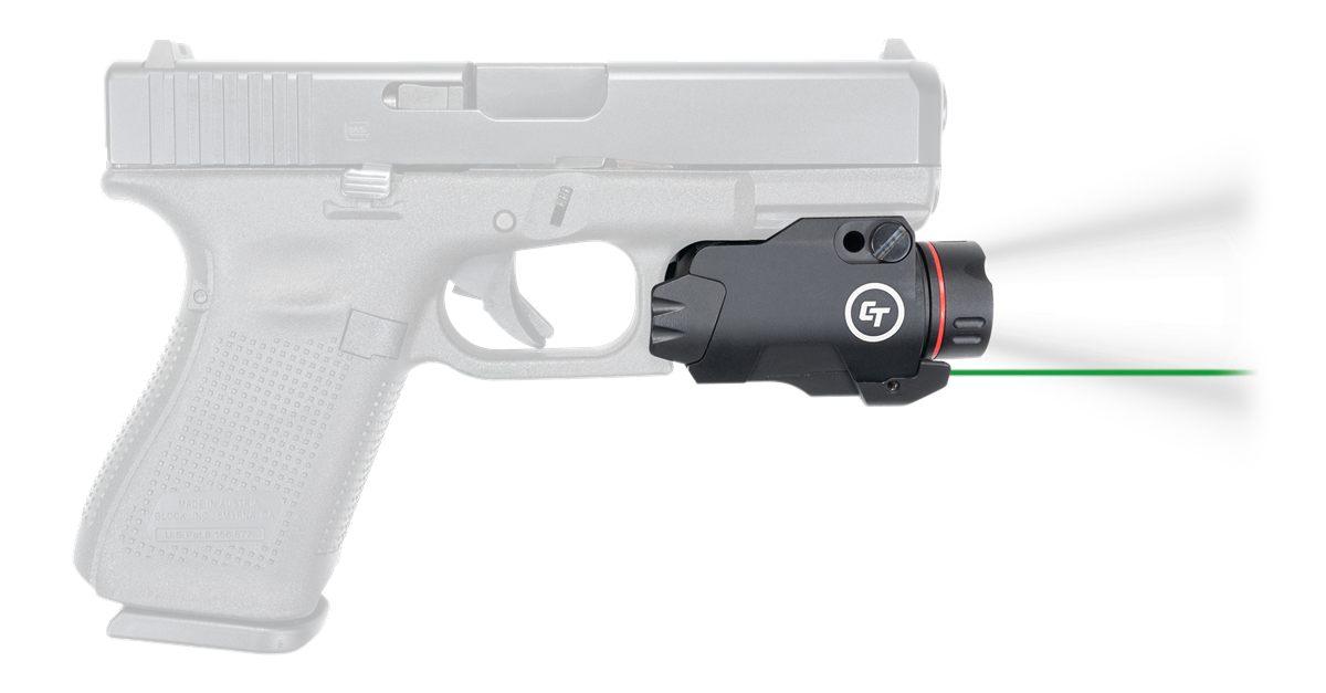 Crimson Trace 0177201 Rail Master Pro Green Laser/White Light 5mW/400 Lumen