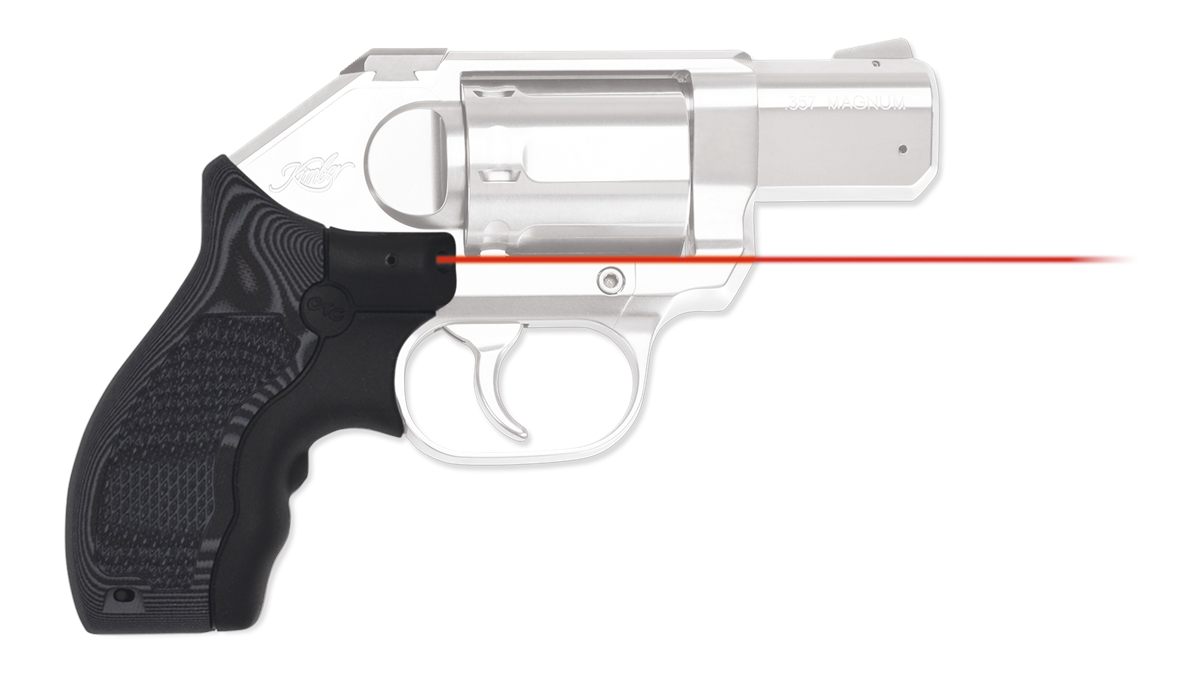 Crimson Trace 0185001 Lasergrips Master Series Kimber K6S, Red Black/Gray G
