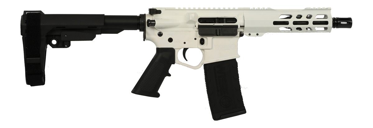Wise Arms WA-15B 300BLK WHT 7.5in SBA3