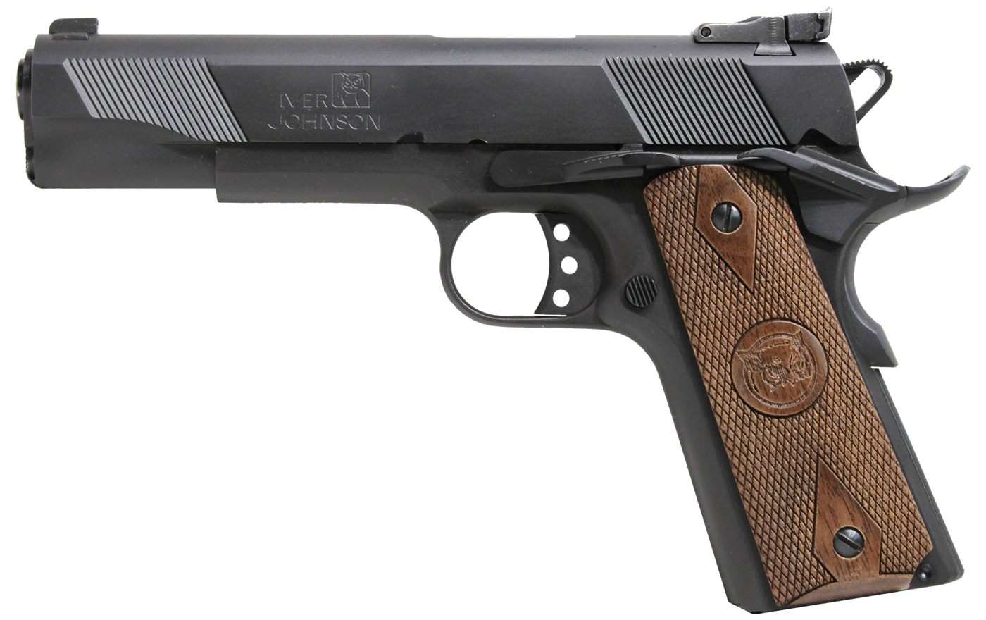 Iver Johnson Arms EAGLE9 9mm Luger 9+1 5in Black Steel Barrel, Matte Blued