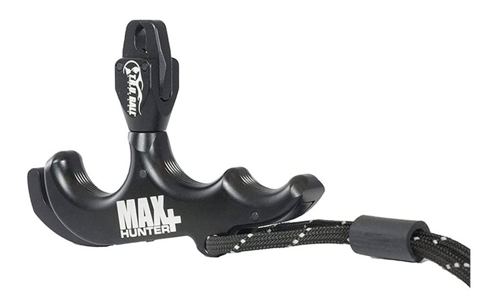 T.R.U. Ball 3 Finger Max Hunter Bow Release Aid | TMHP-BK | Standard Jaw |