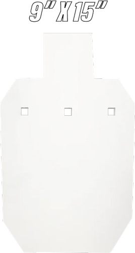 Bash Target Supply AR500 Silhouette Half Size 9inX15in-3/8in Thick