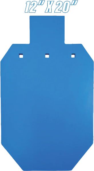 Bash Target Supply AR500 Silhouette TWO-Third Size 12inX20in-1/2in