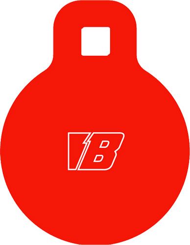 Bash Target Supply AR500 Gong Round 3in-5/16in Thick