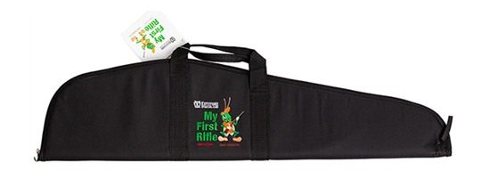 Crickett KSA035 Soft Rifle Case Black w/ White Logo Padded Zipper Closure 3 view 3