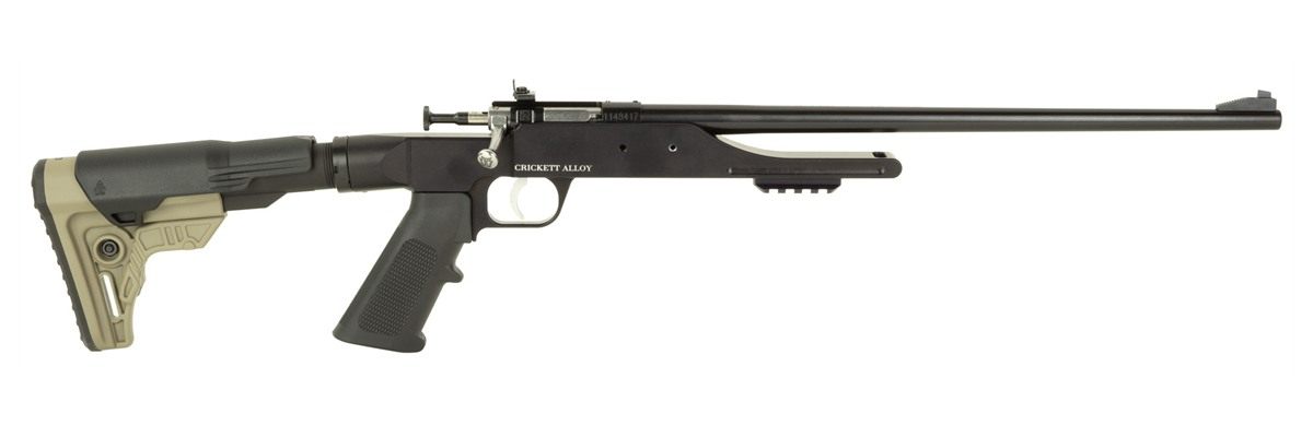 Crickett KSA2180 Precision 22 LR 1 rd 16.13in Blued Steel Barrel, w/Picatin