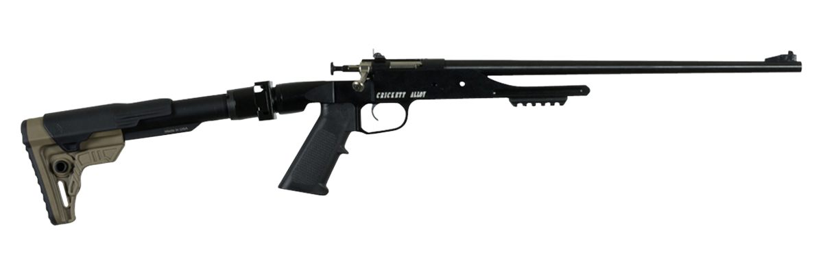 Crickett KSA2180 Precision 22 LR 1 rd 16.13in Blued Steel Barrel, w/Picatin view 2