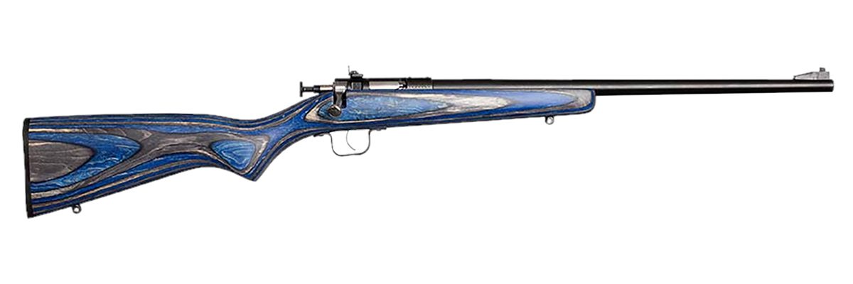 Crickett KSA2222 Youth 22 LR 1rd 16.12in Blued Barrel Receiver, Fixed Front