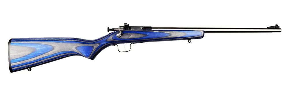 Crickett KSA2223 Youth 22 LR 1rd 16.12in Stainless Steel Barrel, Fixed Fron view 2