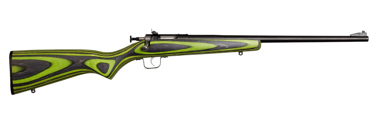 Crickett KSA2231 Youth 22 LR 1rd 16.12in Blued Barrel Receiver, Fixed Front