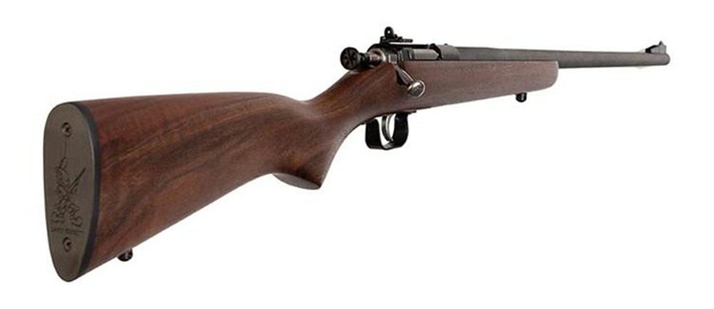 Crickett KSA2238 Youth 22 LR 1rd 16.12in Blued Barrel Receiver, Fixed Front view 2