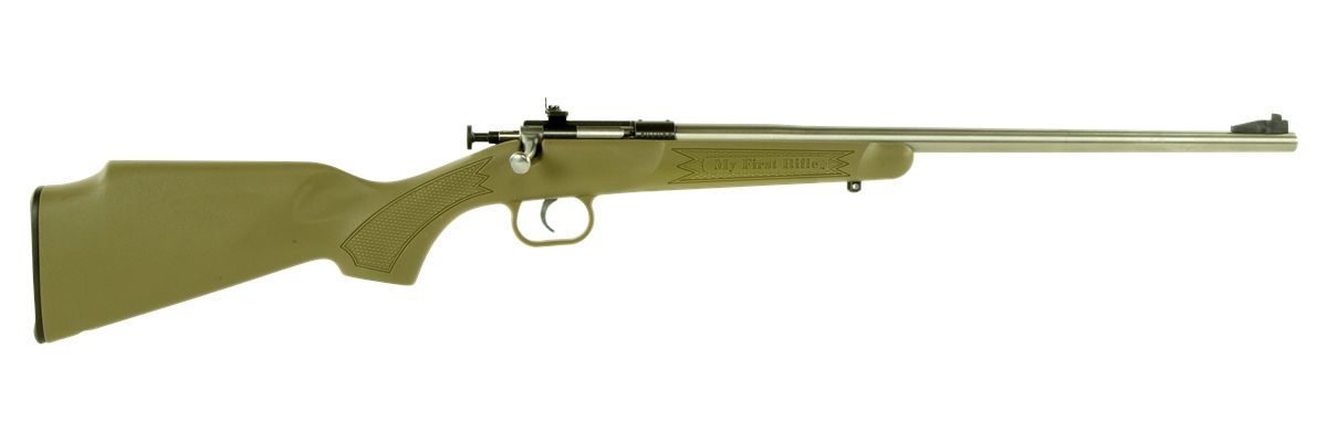 Crickett KSA2243 My First Rifle Youth 22 LR 1rd 16.13in Stainless Steel Bar