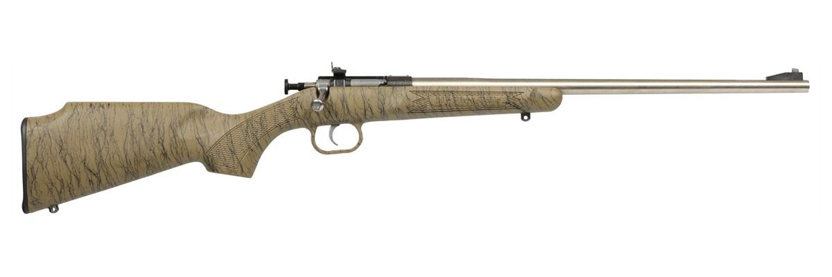 KSA CRICKETT TAN SYN 22LR BLK WEBBED SS