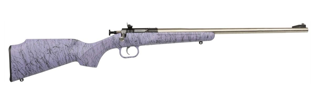 KSA CRICKETT PURPLE SYN 22LR BLK WEBBED SS