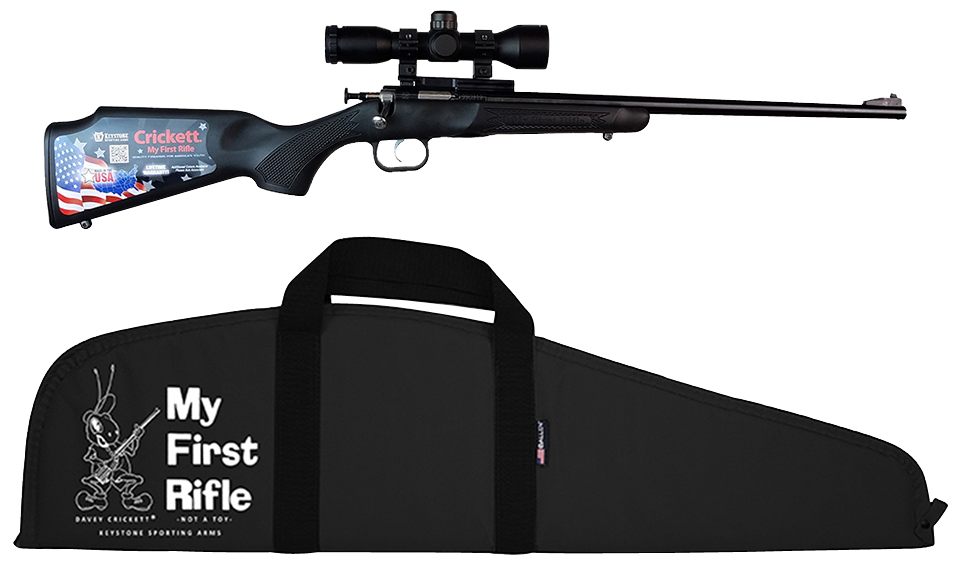 Keystone SPT ARM Crickett KSA2240BSC Youth Package 22 LR 1rd 16.12in Blued