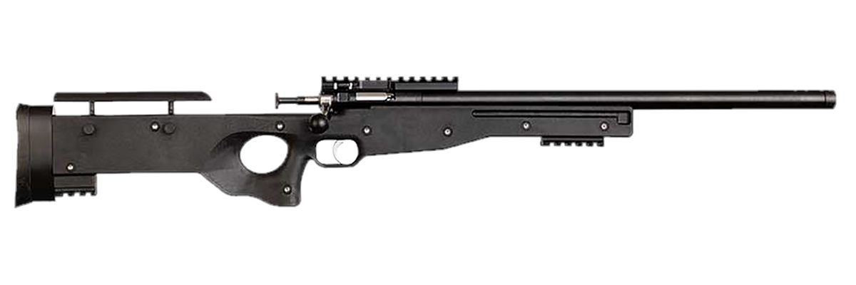 Crickett KSA2150-BLK Precision Full Size 22 LR Single Shot 16.10in Blued Th