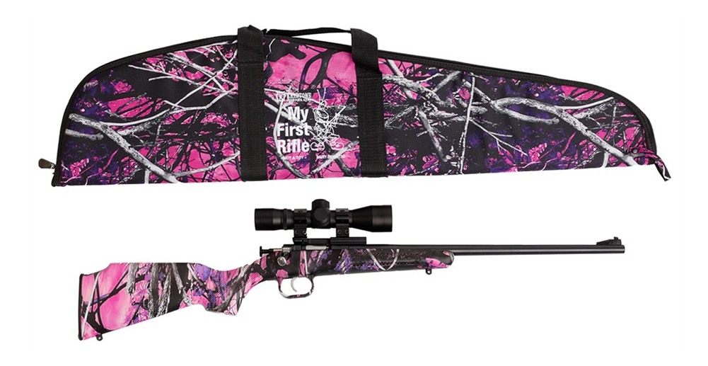 KSA MUDDY GIRL BLUE 22LR PKG W/BASE SCOPE CASE