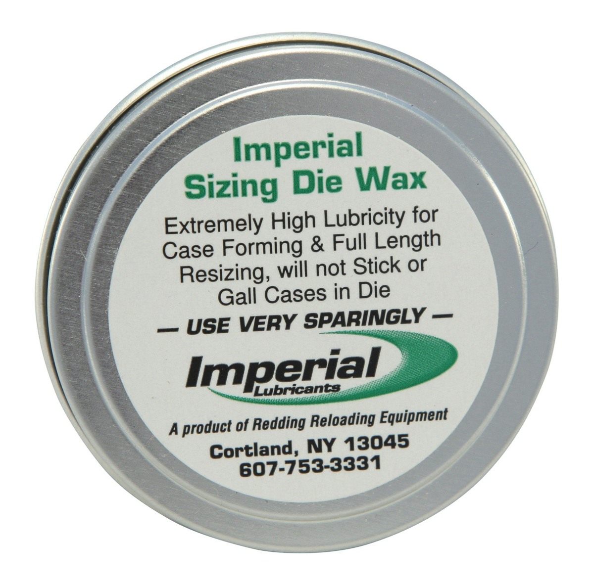 Redding Reloading Imperial Sizing Die Wax 2 Ounce Tin Md: 07600