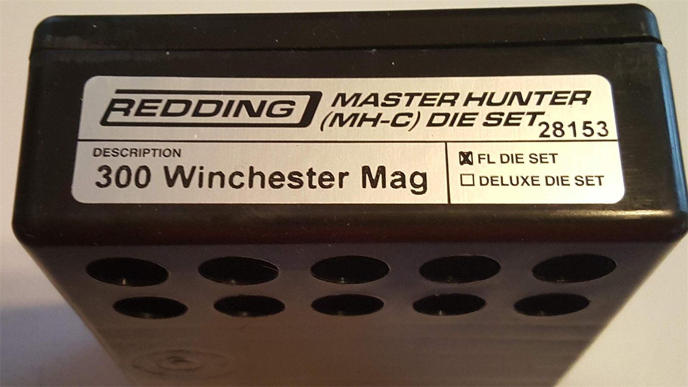 Redding Reloading 28153 Master Hunter (MH-C) Die Set 300 Win Mag (Carbide)