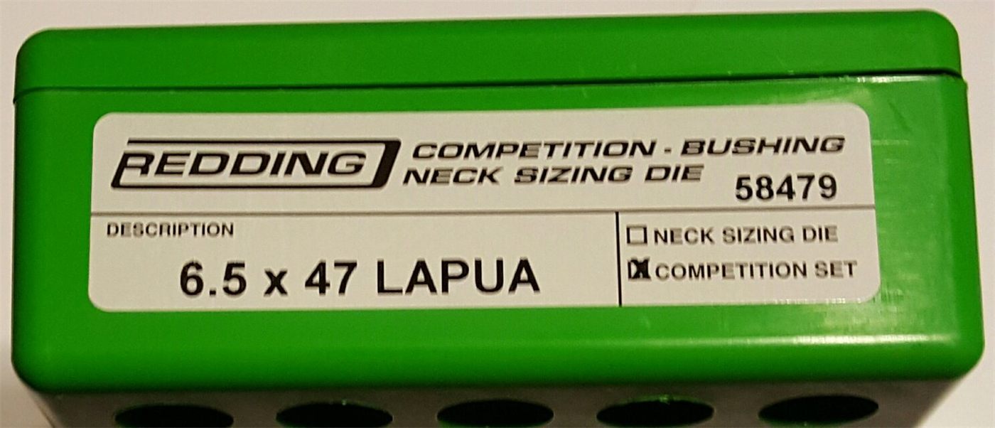 Redding Reloading Competition Set - 6.5 x 47 Lapua, 58479