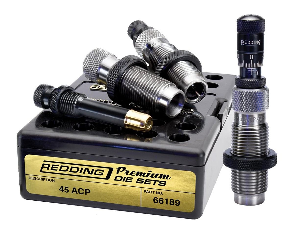 Redding Premium Die Set for Bottleneck Gun Cartridges | Reliable High-Perfo