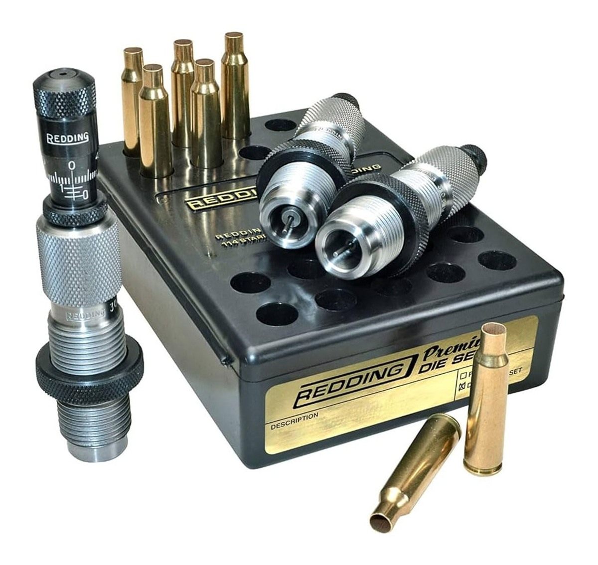 Redding Reloading 68114 243 Winchester Premium Series Deluxe Die Set