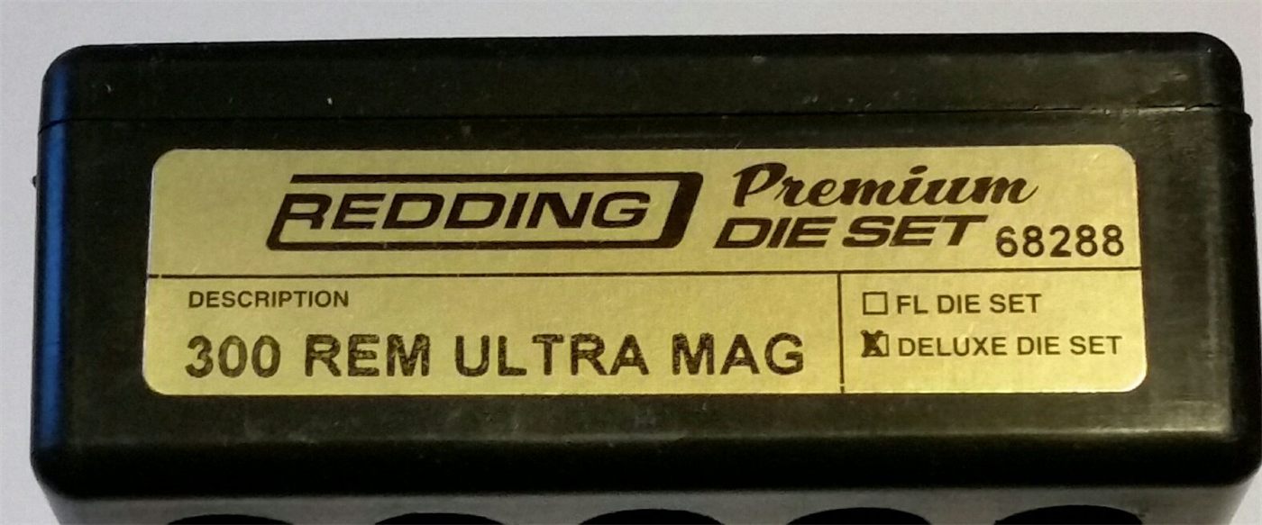 Redding Reloading 68288 300 Remington Ultra Mag Premium Series Deluxe Die S