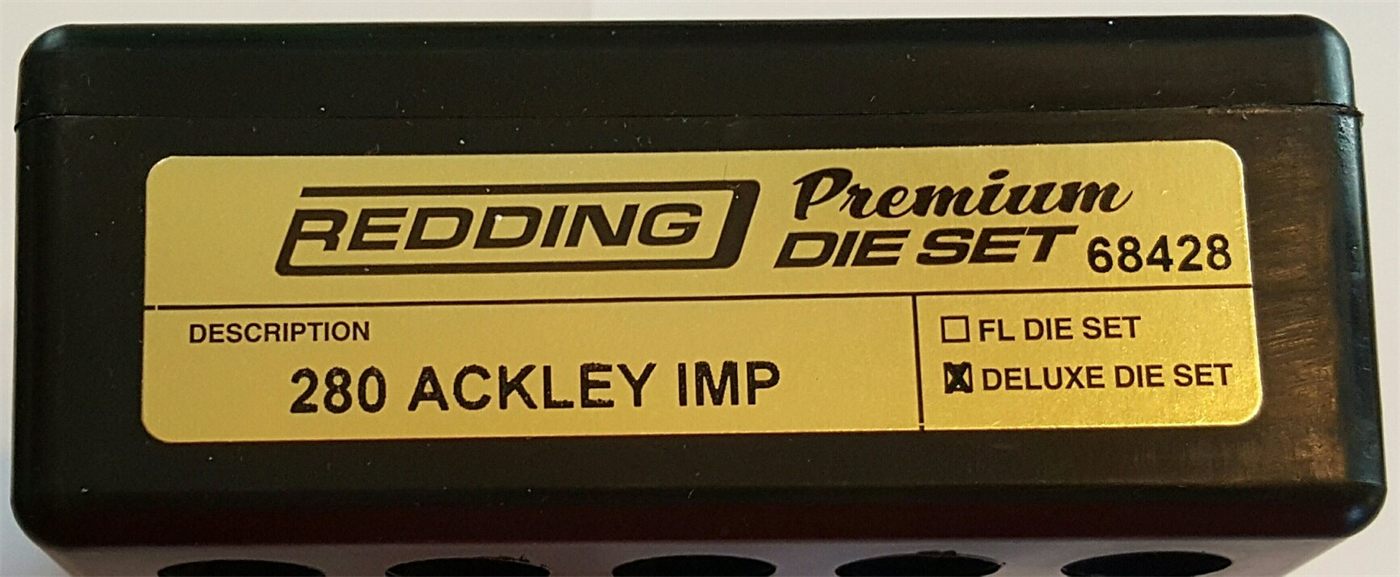 Redding Reloading 68428 280 Ackley Improved Premium Series Deluxe Die Set