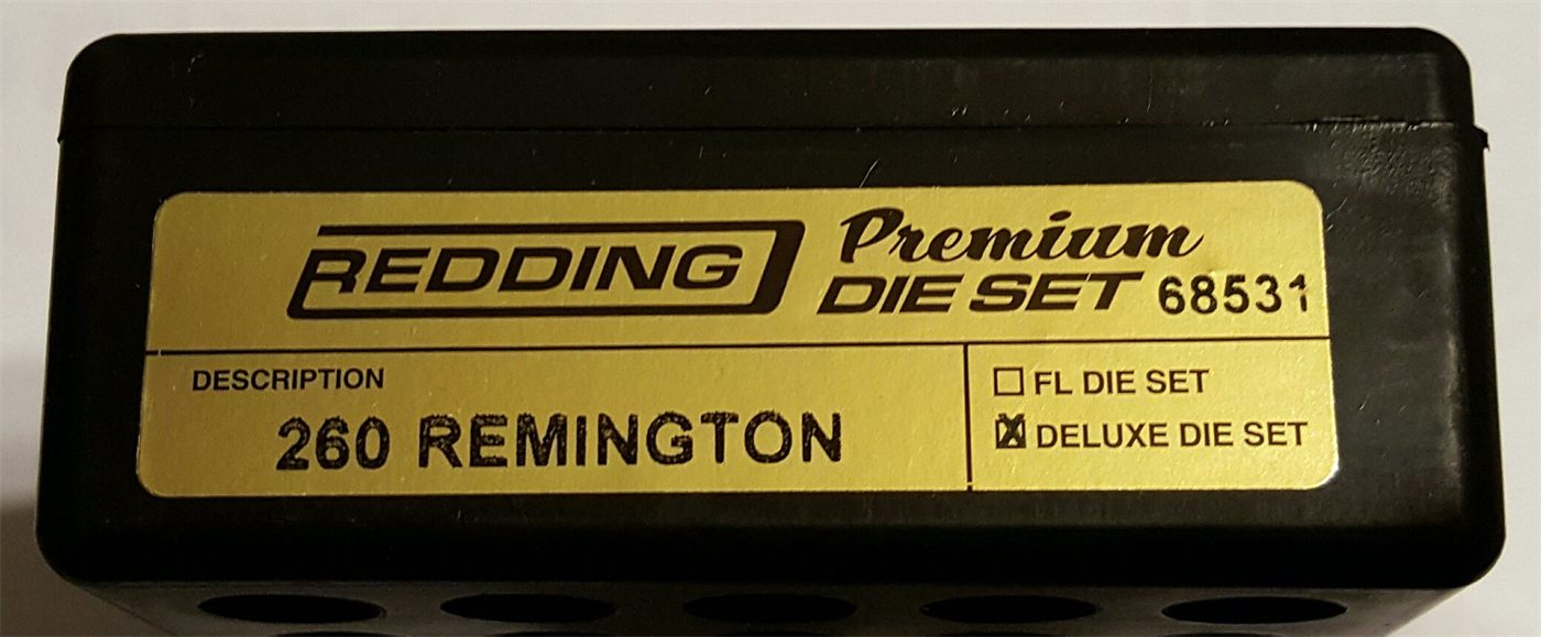 Redding Reloading Premium Series Deluxe Die Set - 260 Remington, 68531