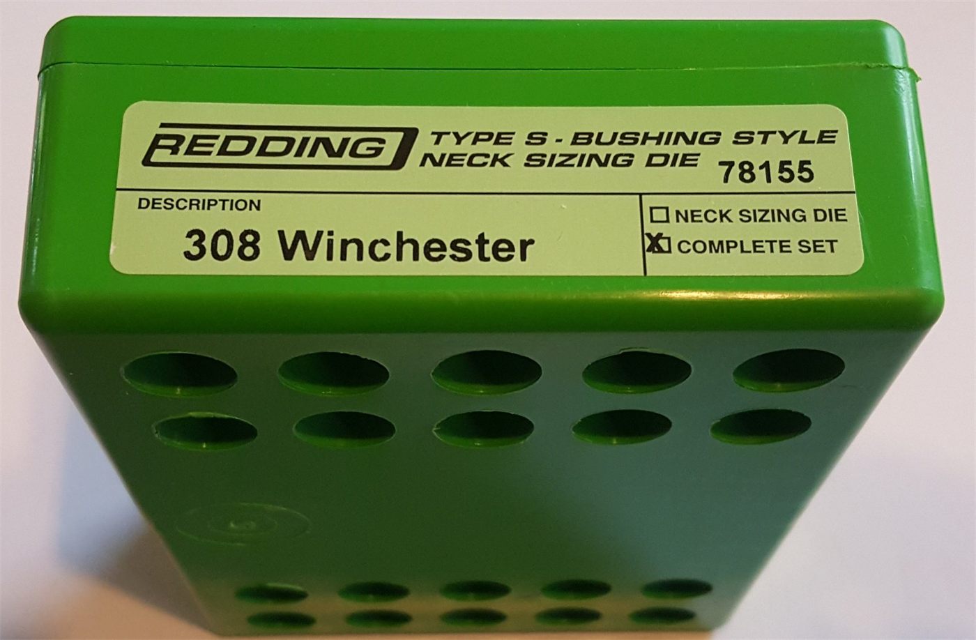 Redding Reloading 78155 308 Winchester Type S Neck Die Set
